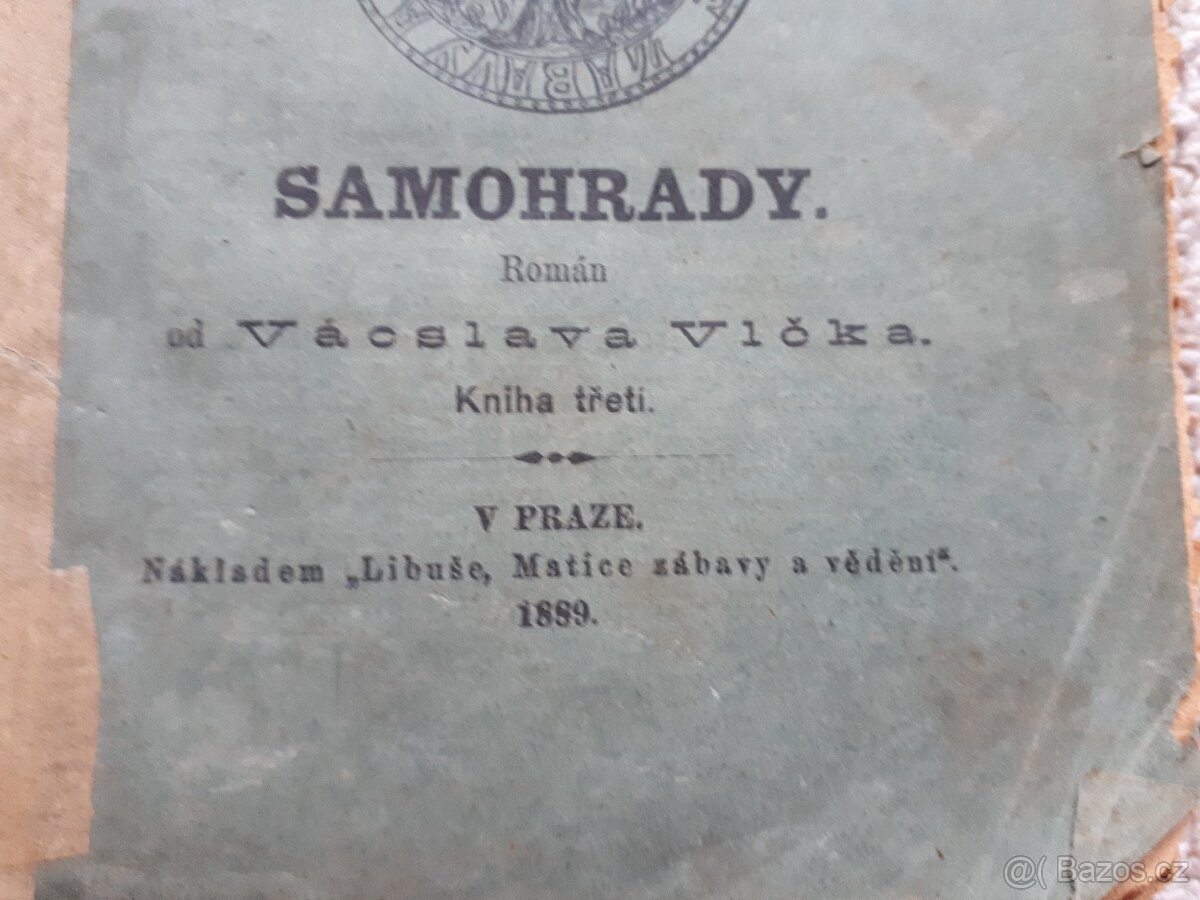 Kniha z roku 1889 - 2