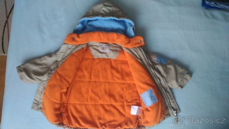 BZ02-92 Zimní bunda béžová - vel. 92 SLEVA - 2