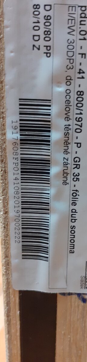 Prodám bezpečnostní bytové dveře - 2