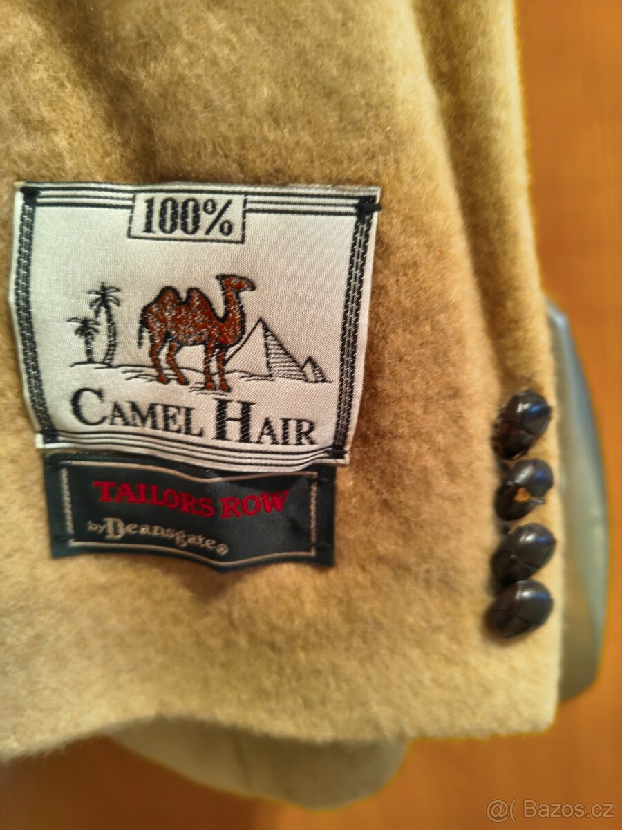 Nové pánské značkové sako z velbloudí vlny XXL - 2