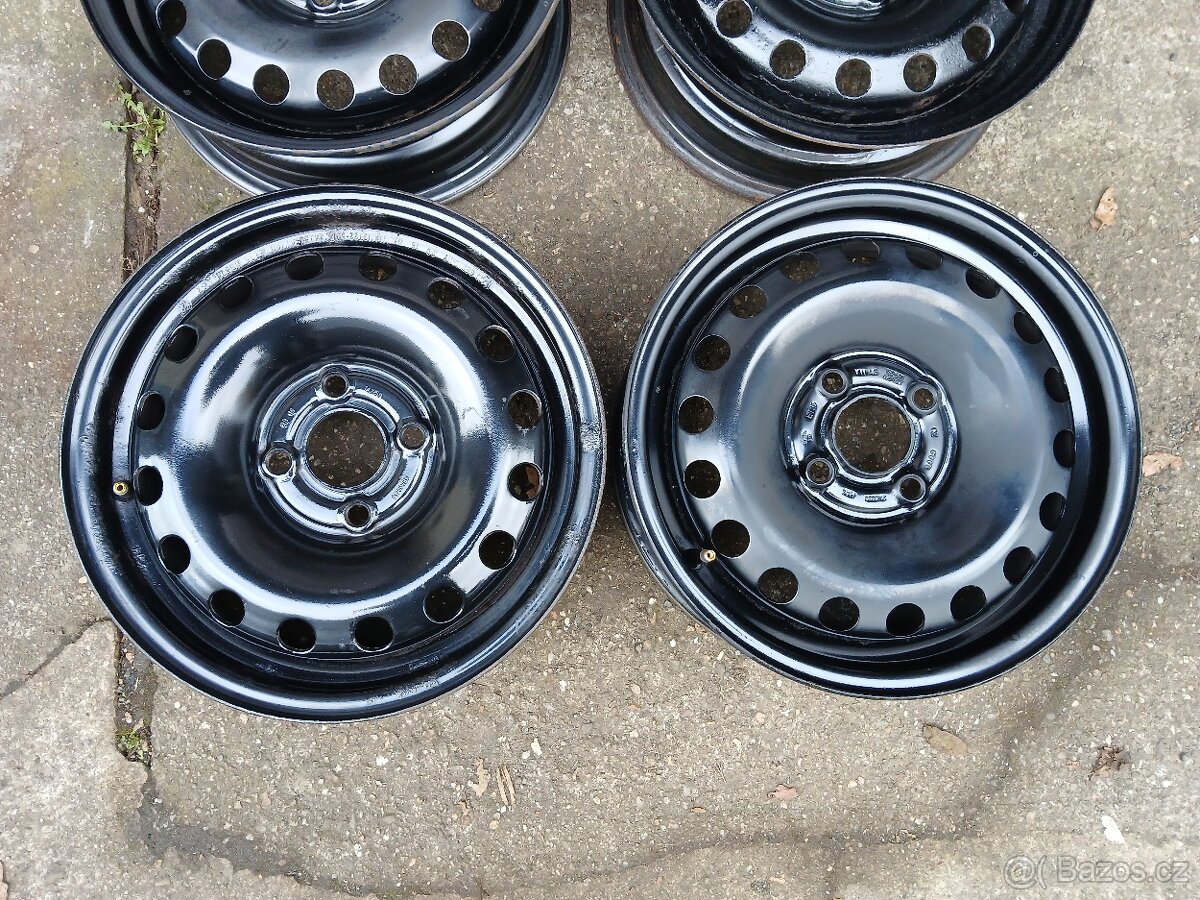 plechové disky 4x100 r14 Škoda Citigo - 2