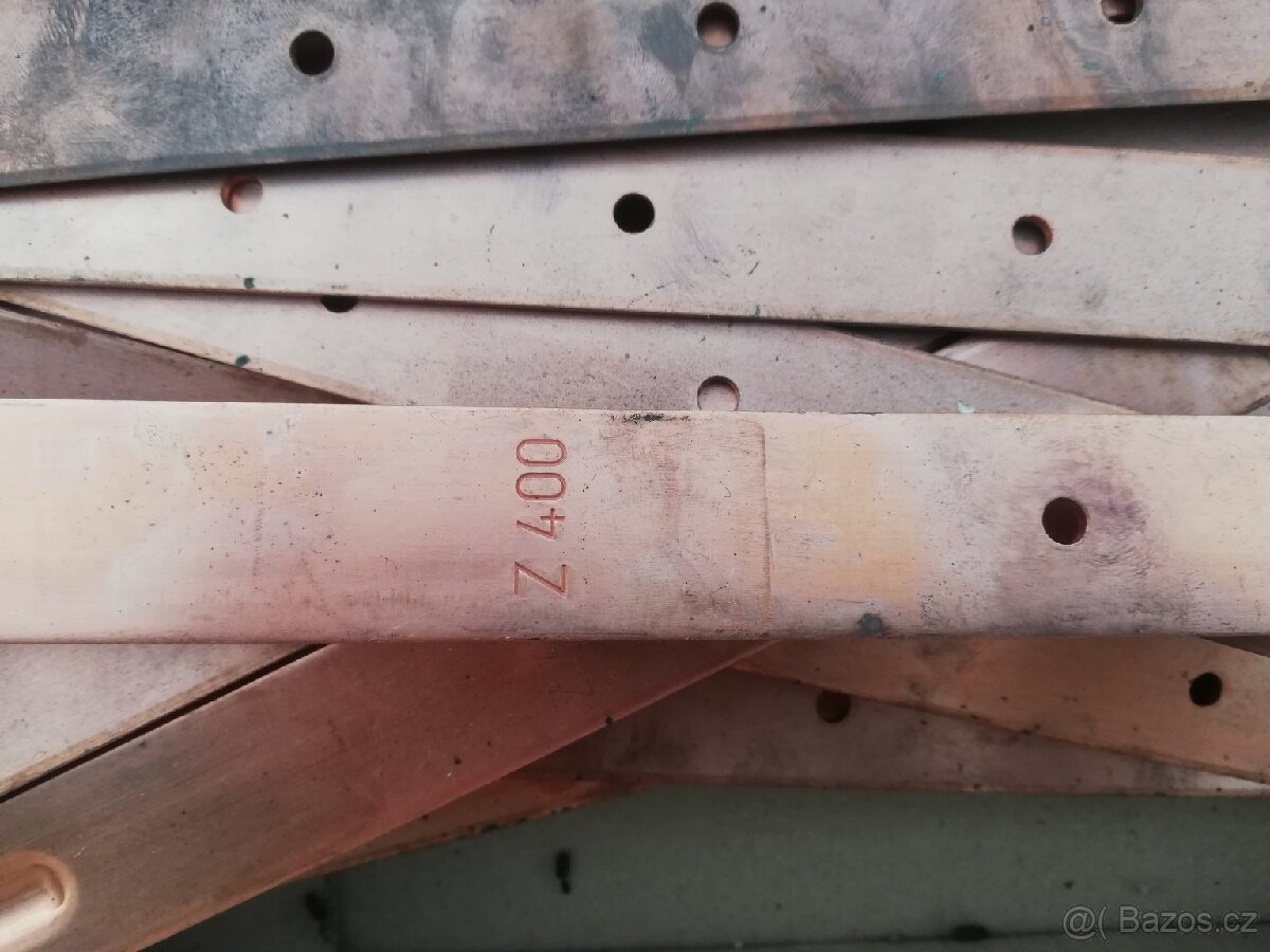 Držák žlabu měděný pro žlab 400 mm, 29ks - 2