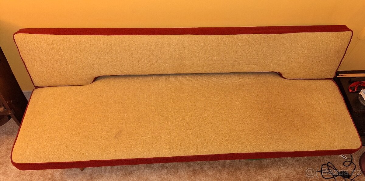 pohovka brusel 60. léta navrátil čssr retro - 2