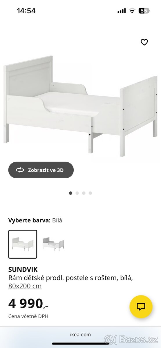 Rostoucí dětská postel - 2