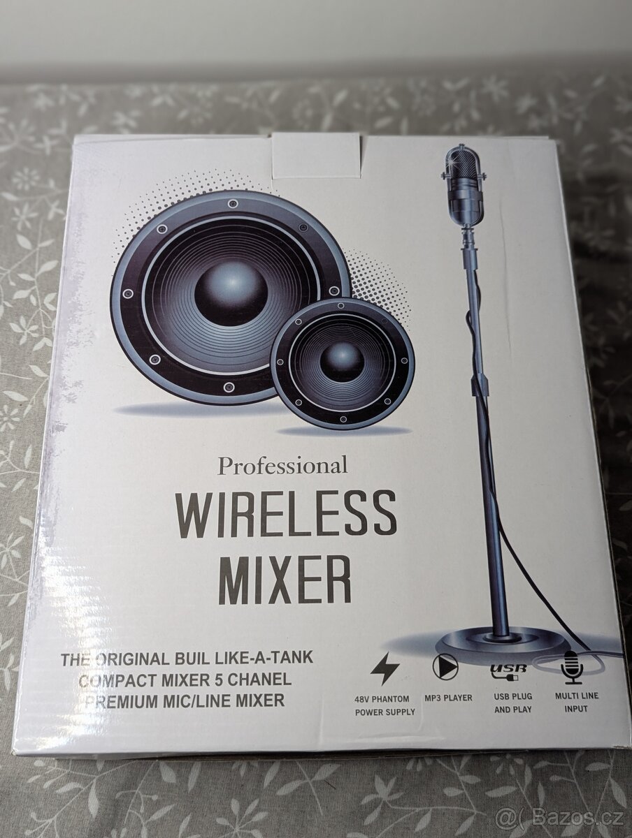 Dopesheng professional wireless mixer, nový, rozbalené - 2