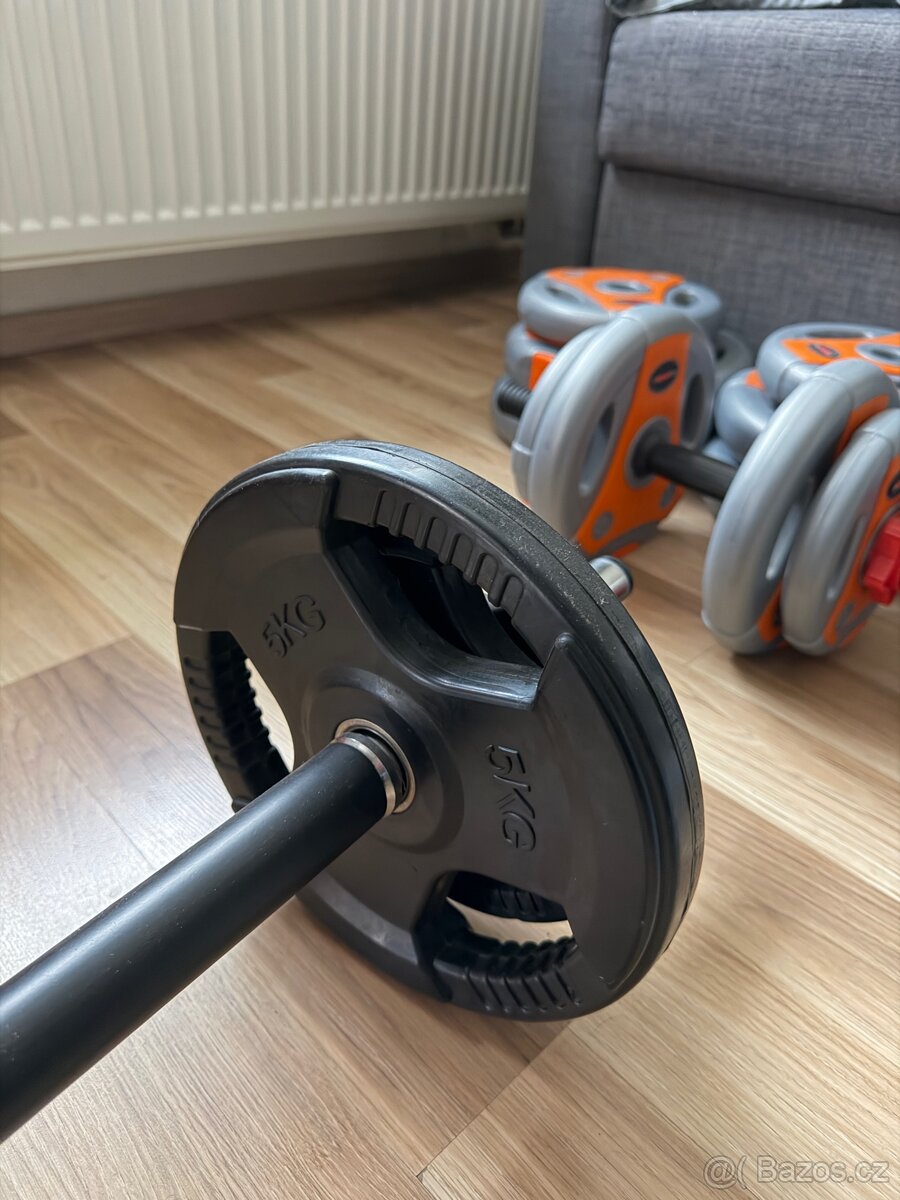 Nakládací obouruční činky - 2