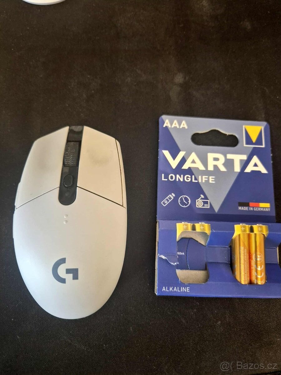 Logitech G305 LIGHTSPEED – bílá bezdrátová herní myš - 2