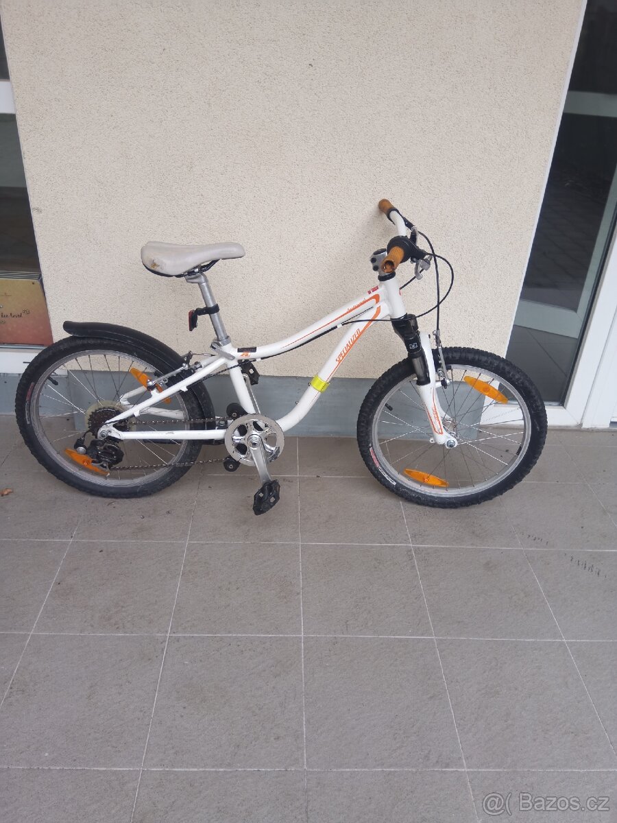 Dětské kolo 20" specialized hotrock bílé - 2