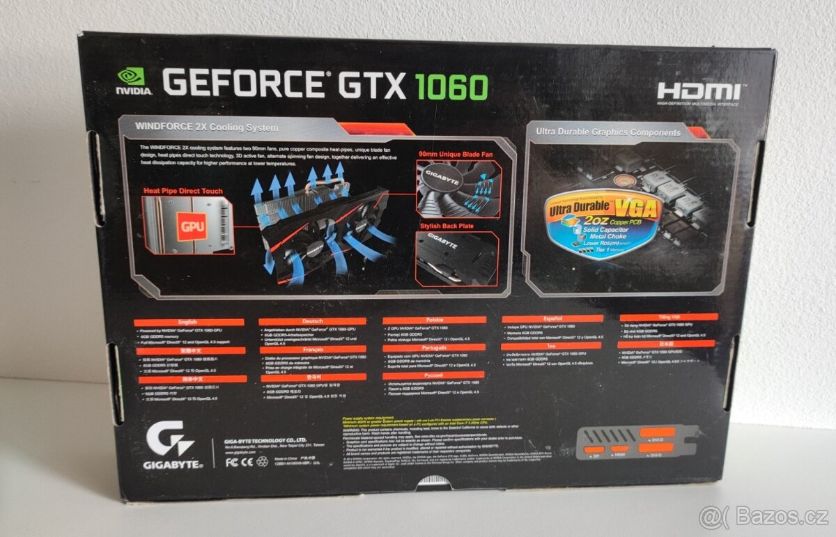 GIGABYTE GeForce GTX 1060 6GB - 2