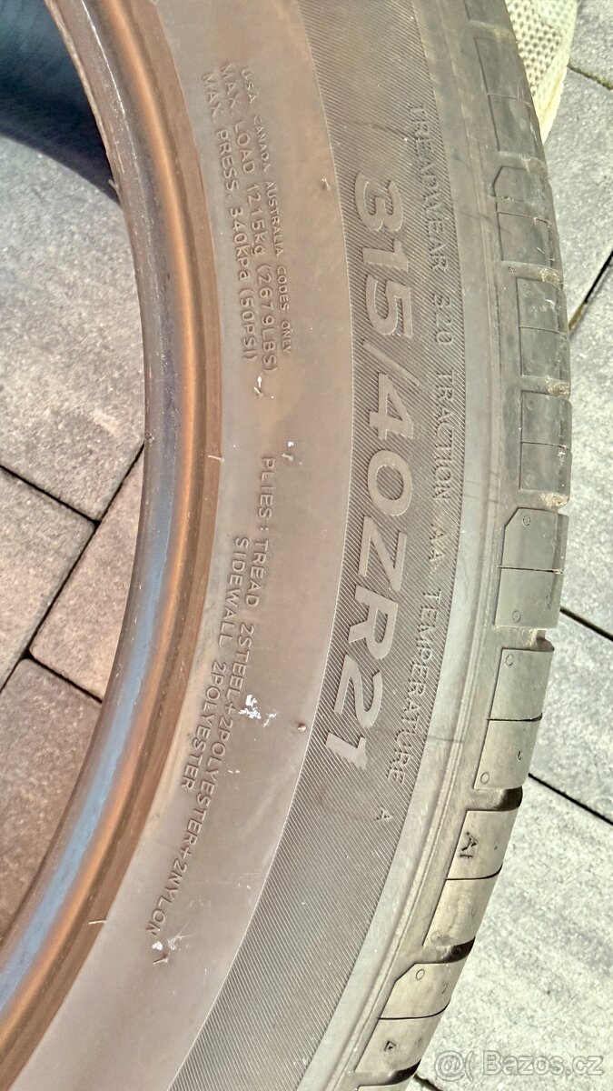 2 ks pneu 315/40 R21 - 2