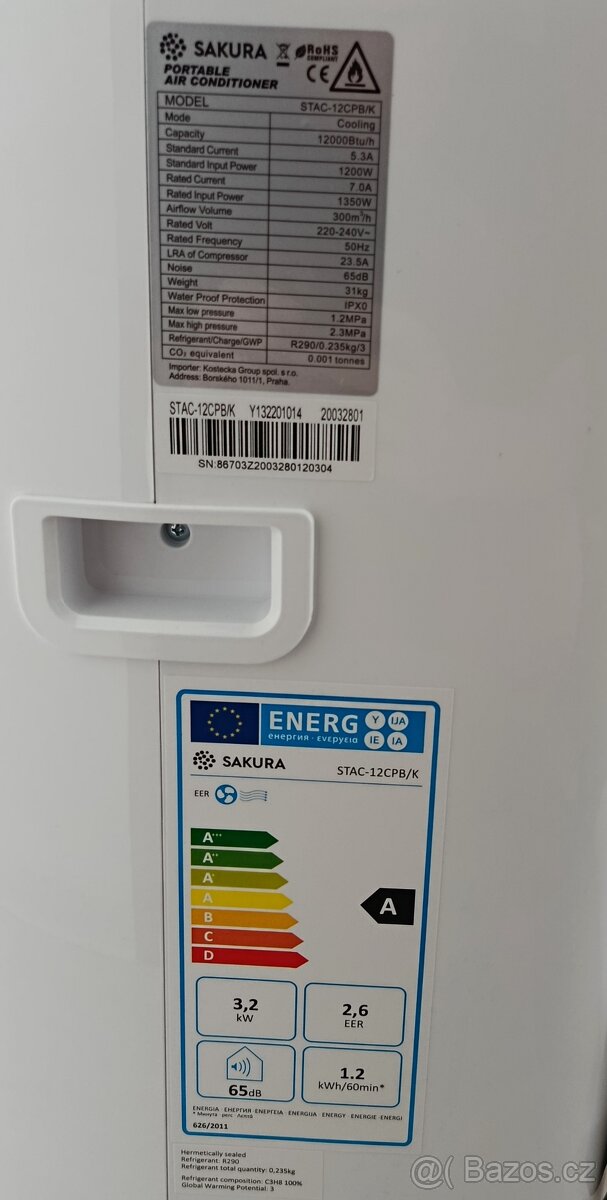 Klimatizace Sakura 12 CPB/K - 2
