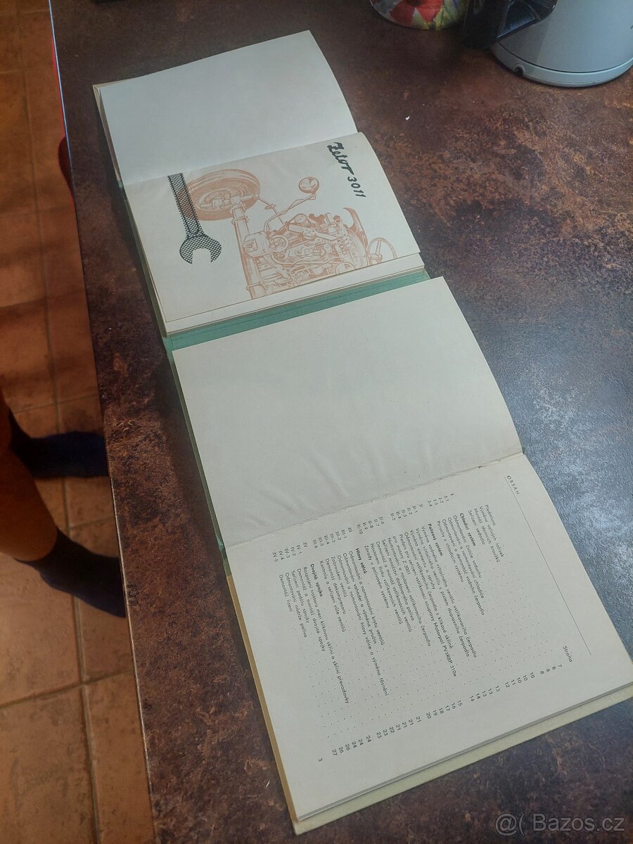 kniha-příručka zetor 3011 - 2