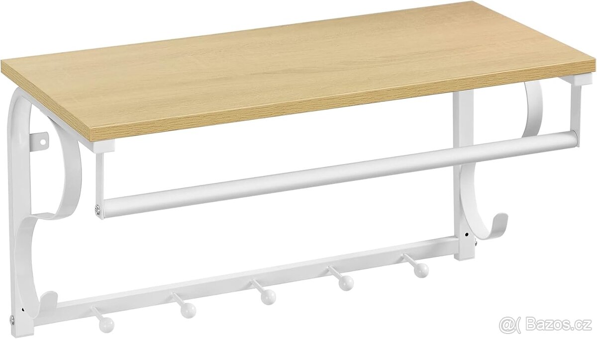 NOVÝ NÁSTĚNNÝ VĚŠÁK S POLICÍ - 2