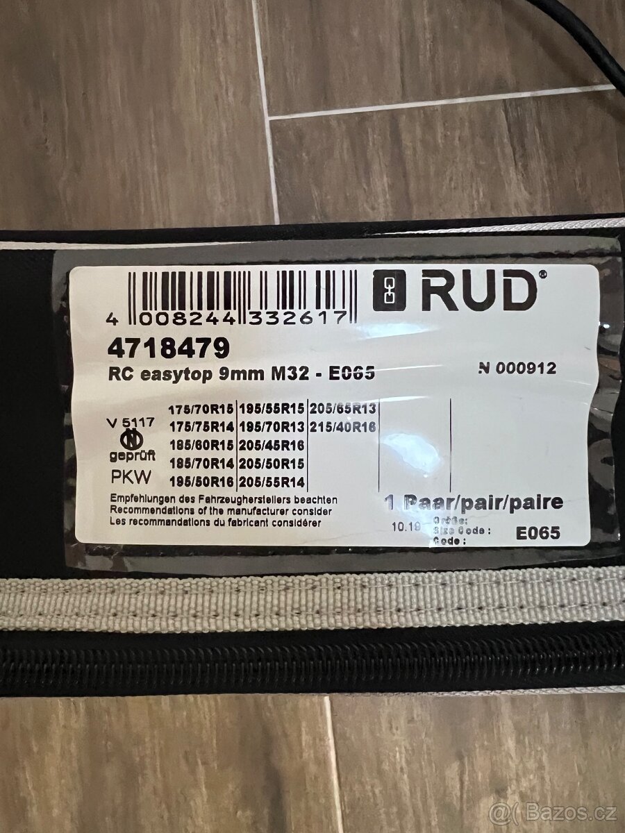 Nové sněhové řetězy RUD 9mm M32-E065 - 2