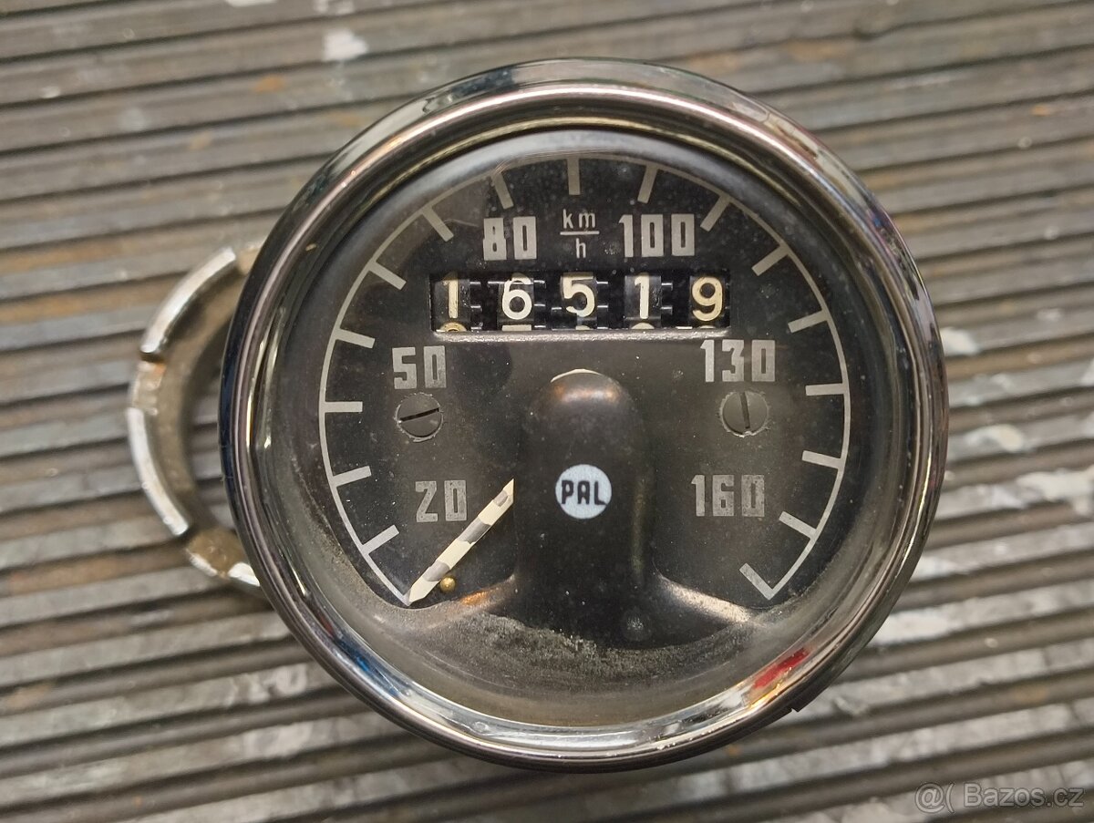 Tachometr Jawa ČZ do 160 km/h Californian Bizon vývozní 634 - 2