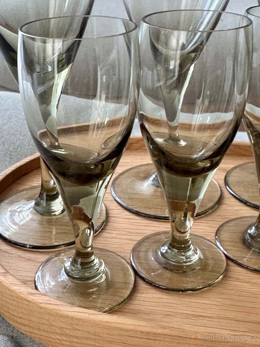 Sada retro skleniček - 2
