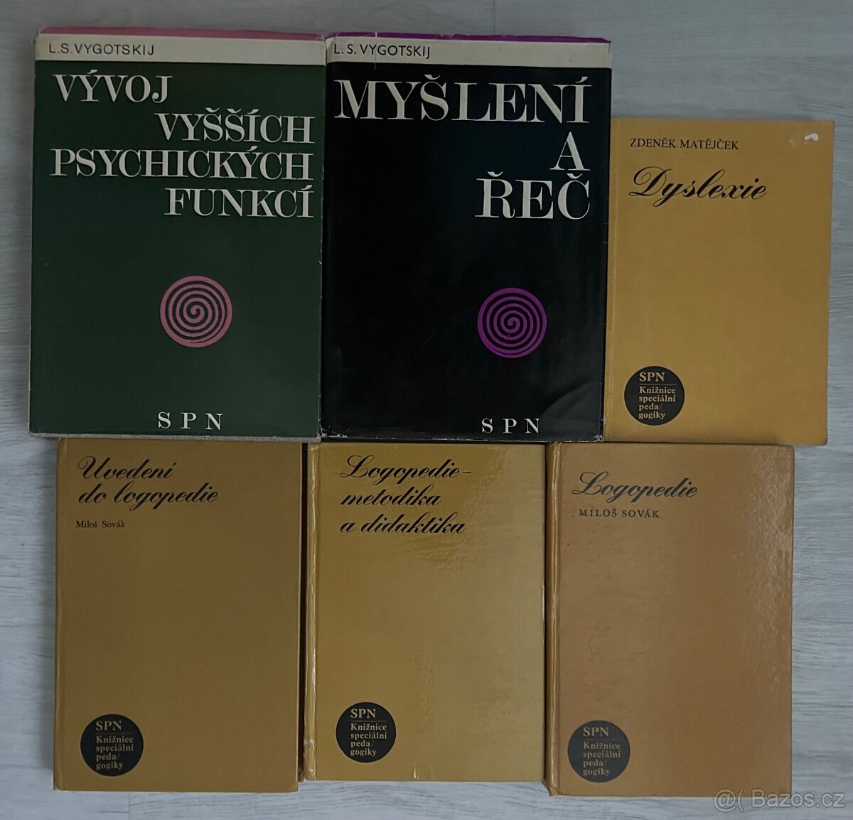 Prodám knihy - logopedie, koktavost, sluchové postižení,…: - 2