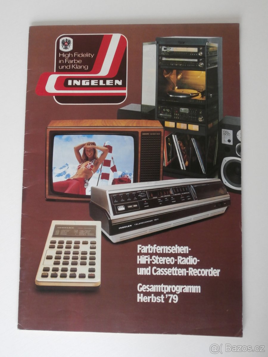 7x katalog SONY, Philips, JVC, Panasonic. TV, Video, HiFi. - 2