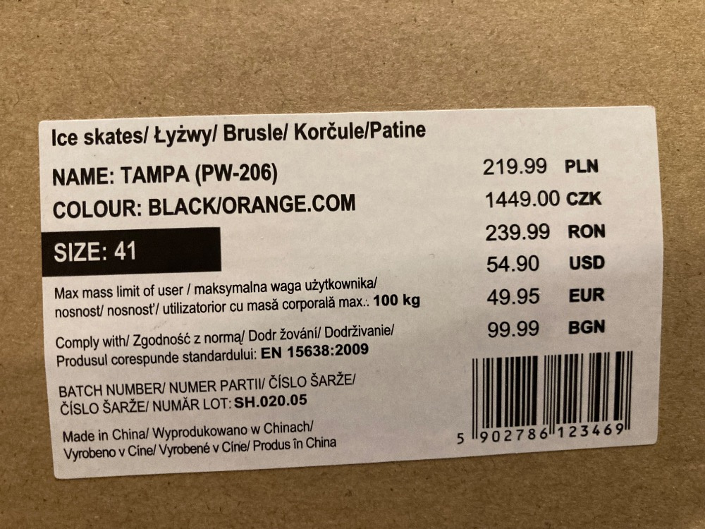 Brusle čís. 41 - téměř nové - 2