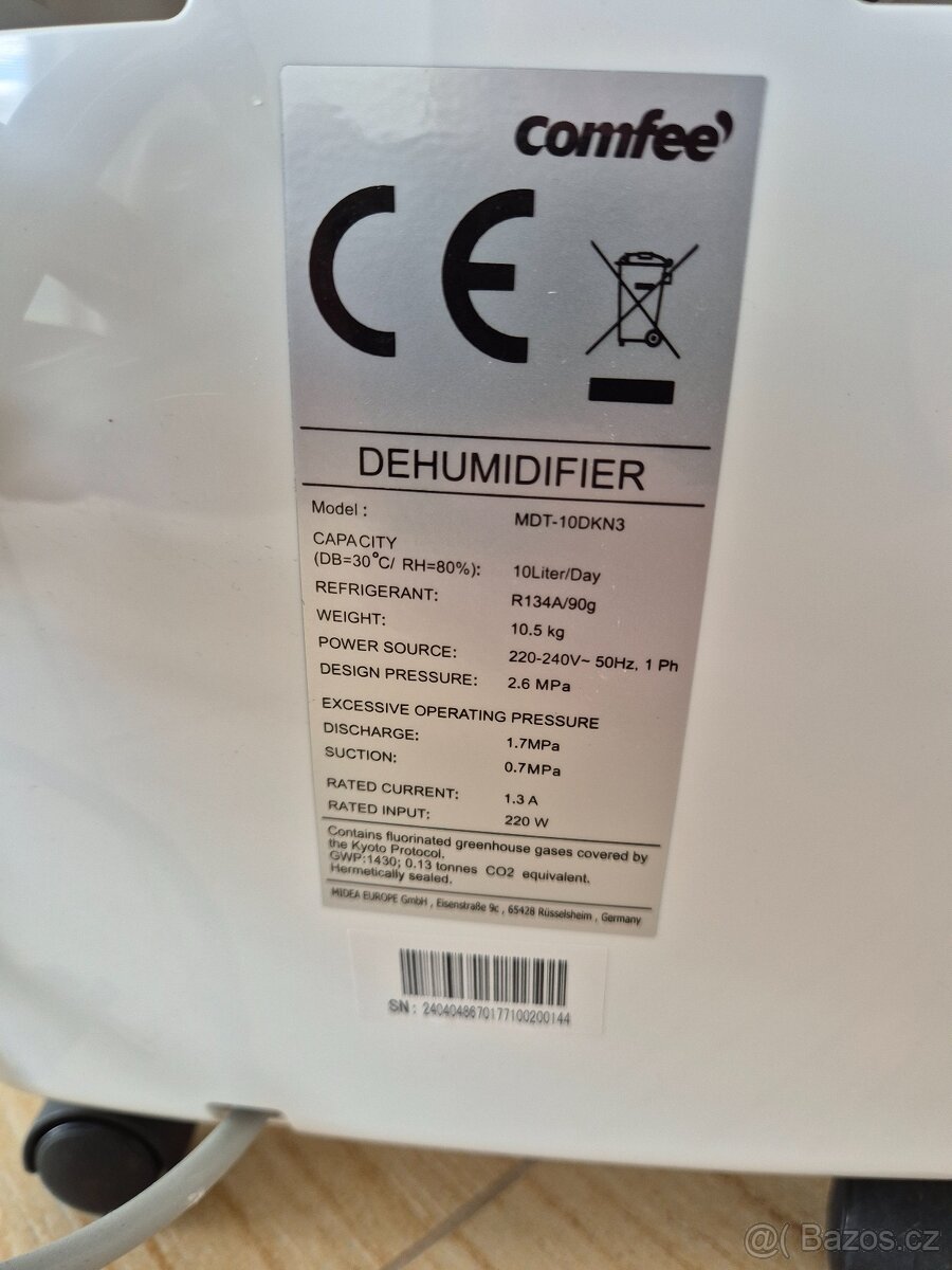 Odvlhčovač vzduchu comfee - 2
