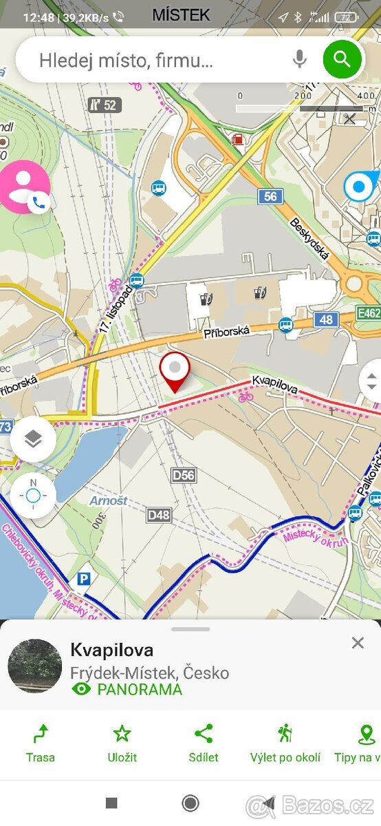 prodám zahradu Místek , výstavba chatky mozna - 2