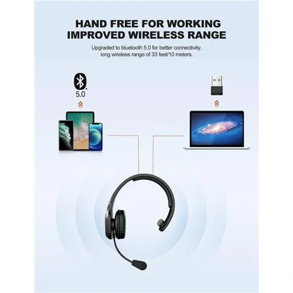 Bluetooth headset Tecknet TK-HS001 - 2