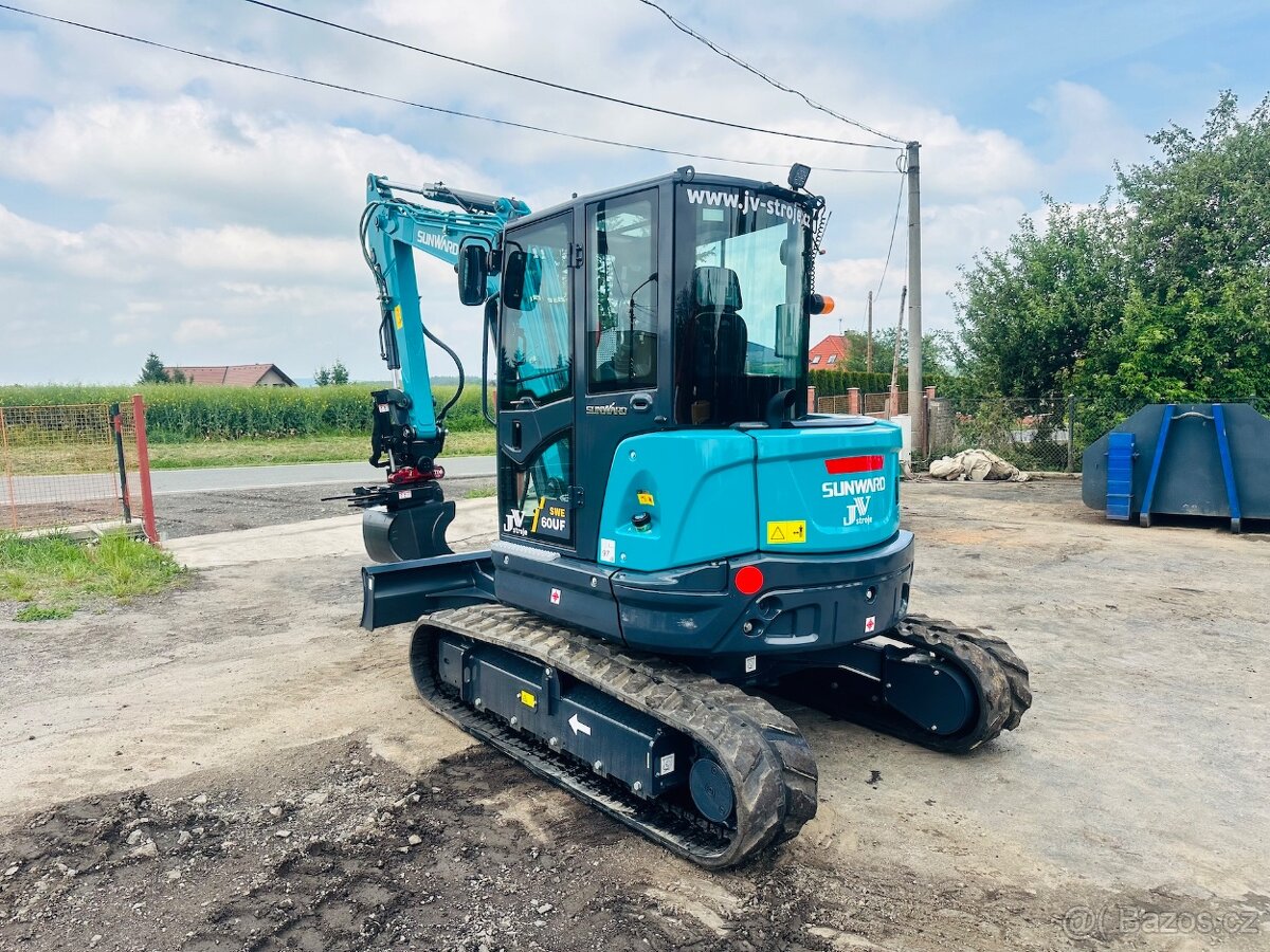 ///AKCE/// SUNWARD SWE 60UF, tiltrotátor CT06, kleště, klima - 2