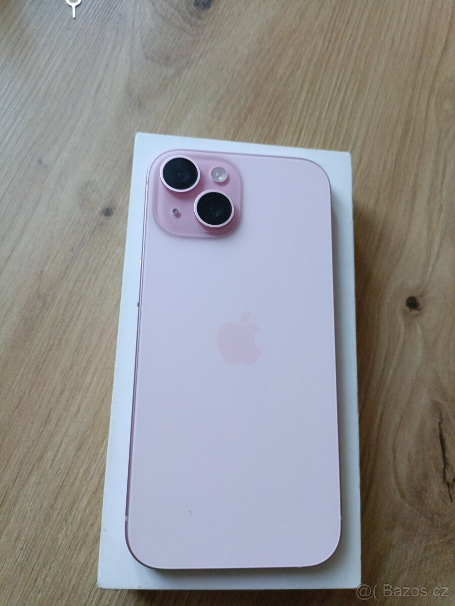 iPhone 15 růžový 256g - 2