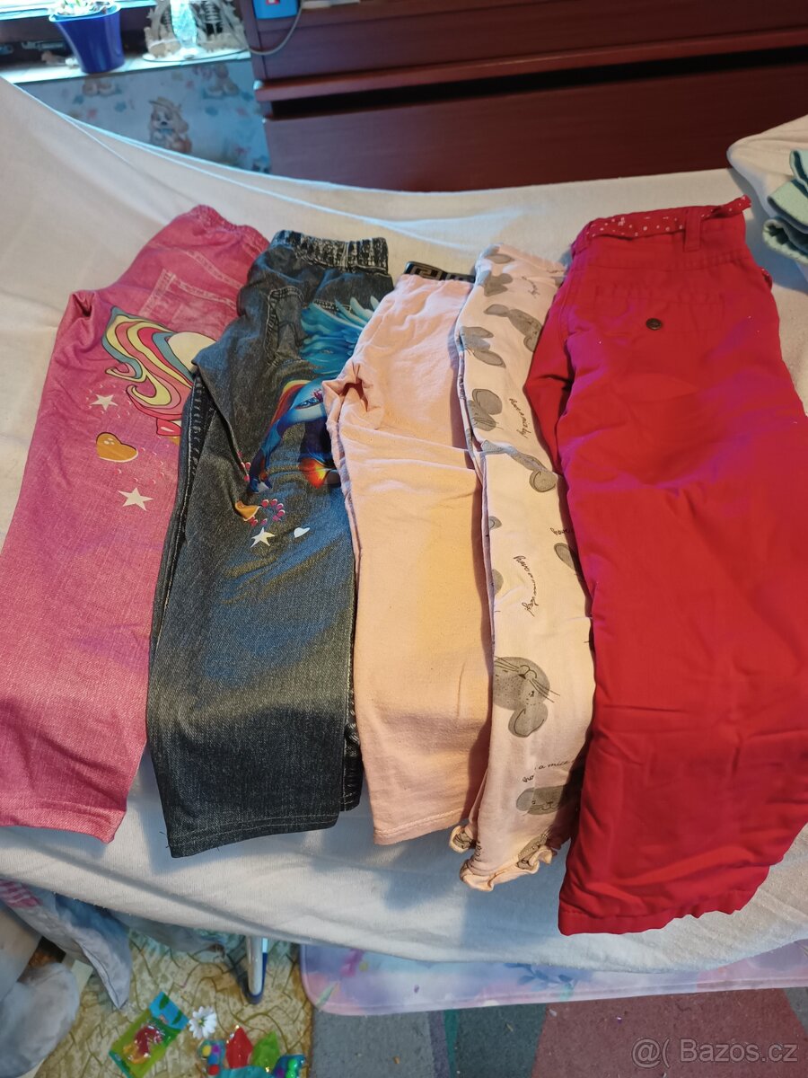 Prodám set dívčího oblečení 110/116 - 2