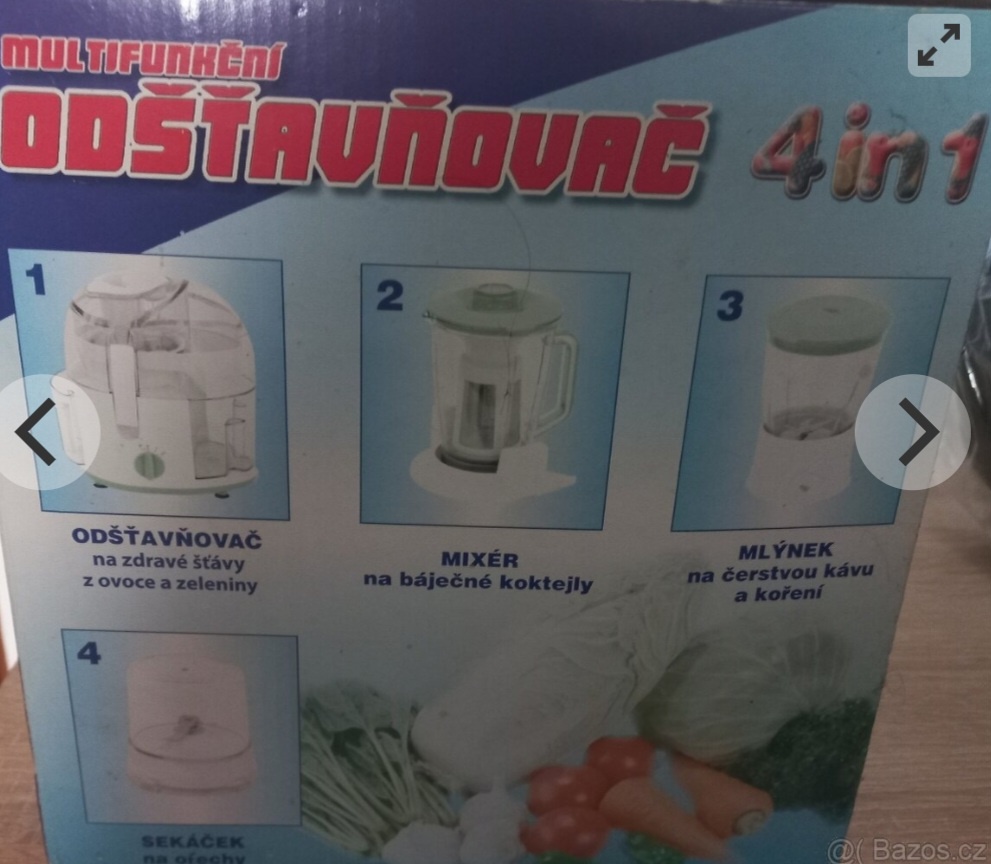 Odšťavňovač 4v1 - 2