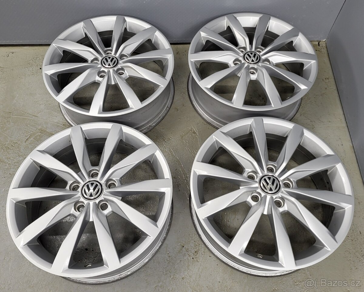Originál 17" VW Dijon 5x112 Golf 7 Octavia 3 - 2