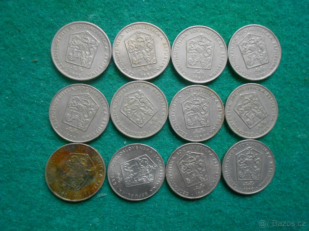 2 kčs / 12 kusů / - 2