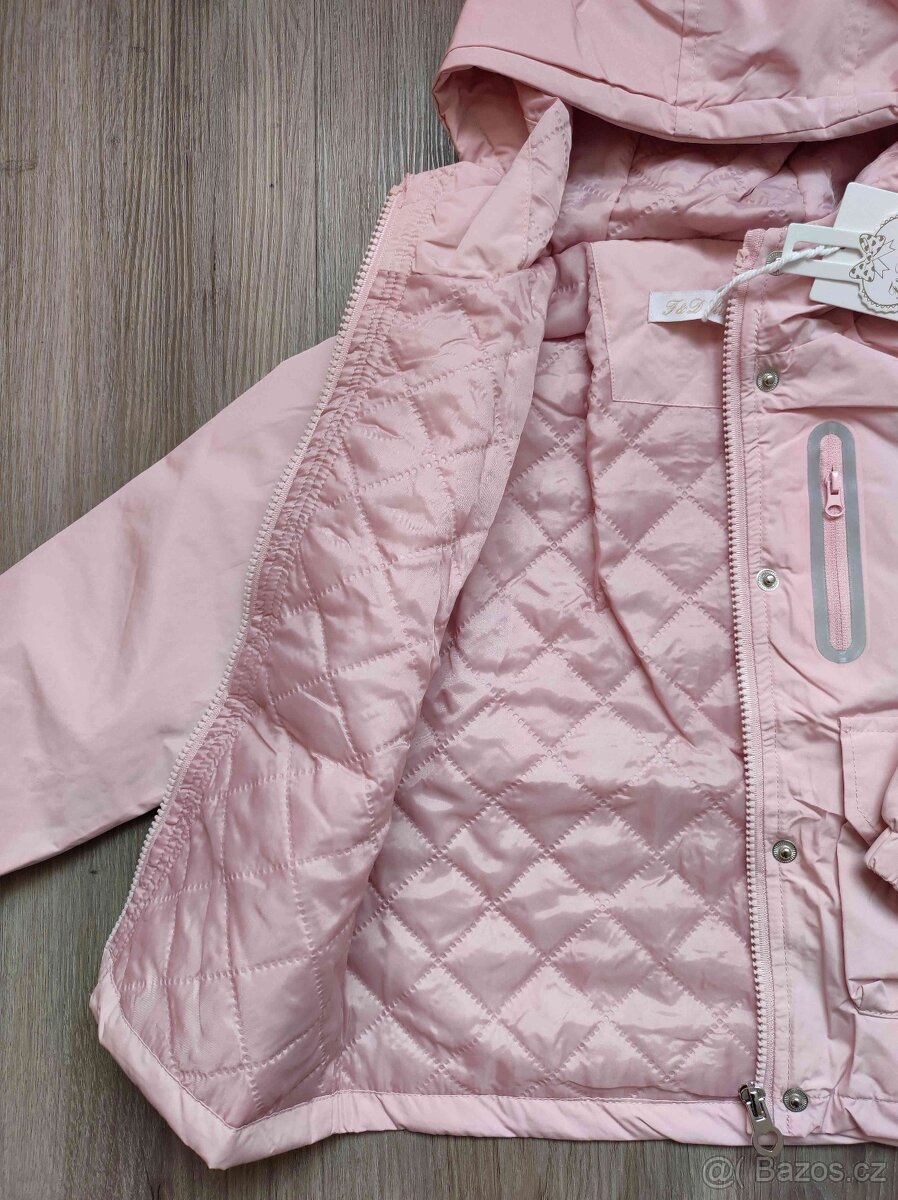 Jarní šusťáková bunda dívčí nová - 2
