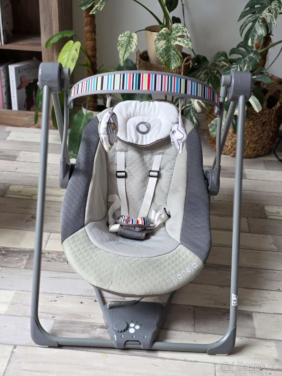 Lionelo Otto šedá houpačka - 2
