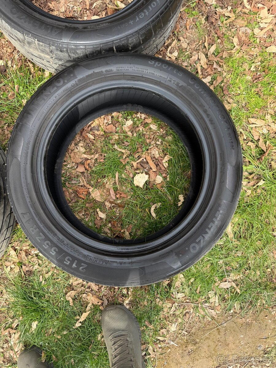Sada letních pneu 215/55R17 - 2