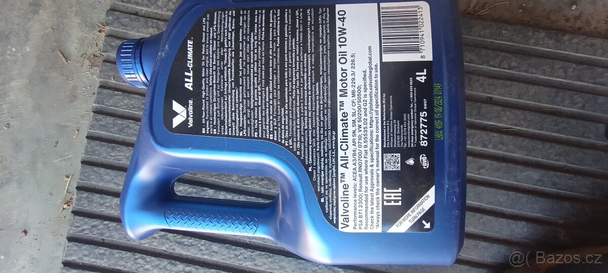 Olej valvoline 10w 40 - 2
