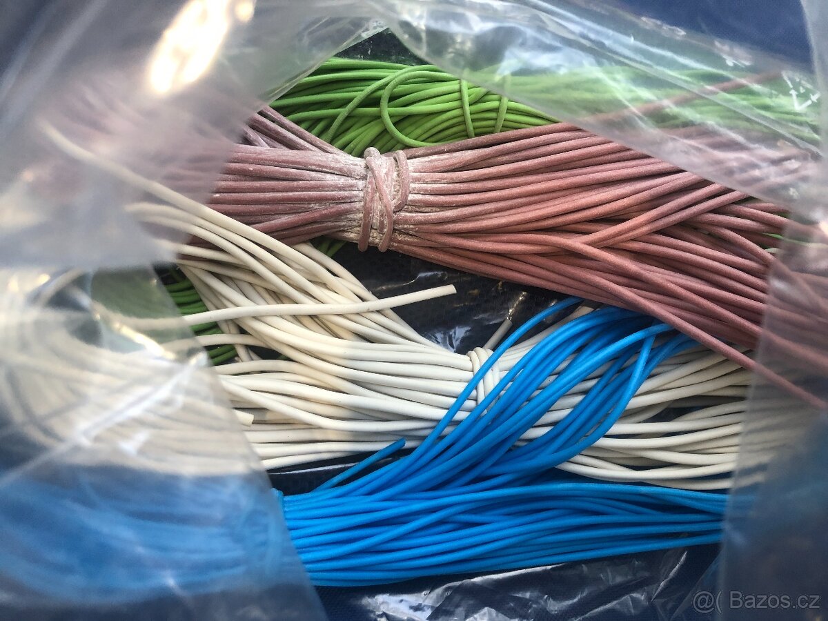Modelařská guma pruměr 1.2-2.5mm, delká 20m - 2