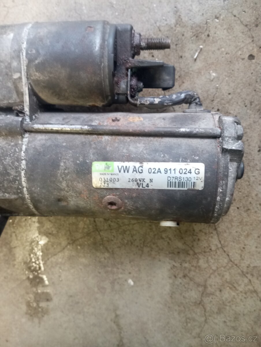 Startér 1,9tdi plně funkční - 2