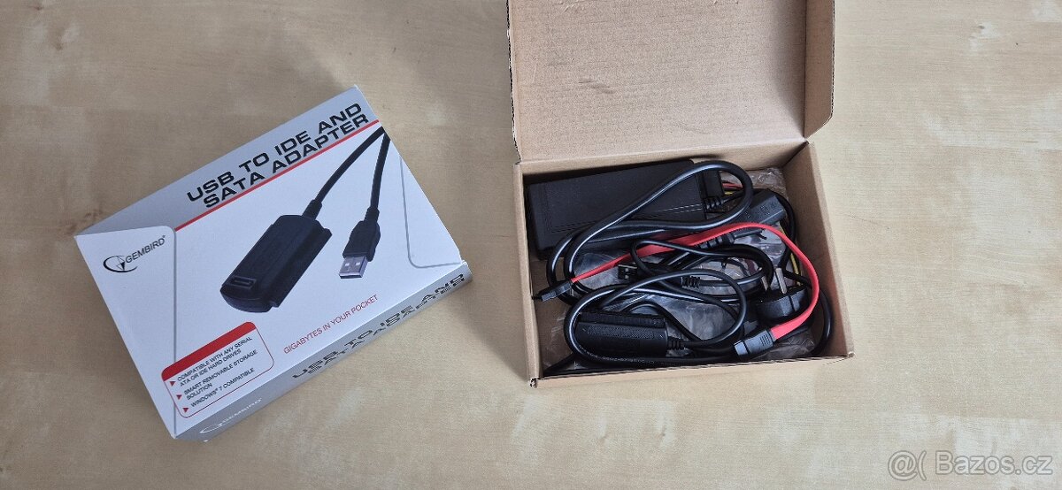 GEMBIRD USB TO IDE AND SATA ADAPTER - 2