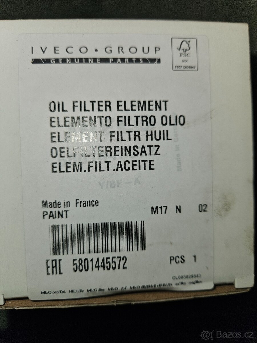 Filtr hydraulického oleje IVECO BUS - 2
