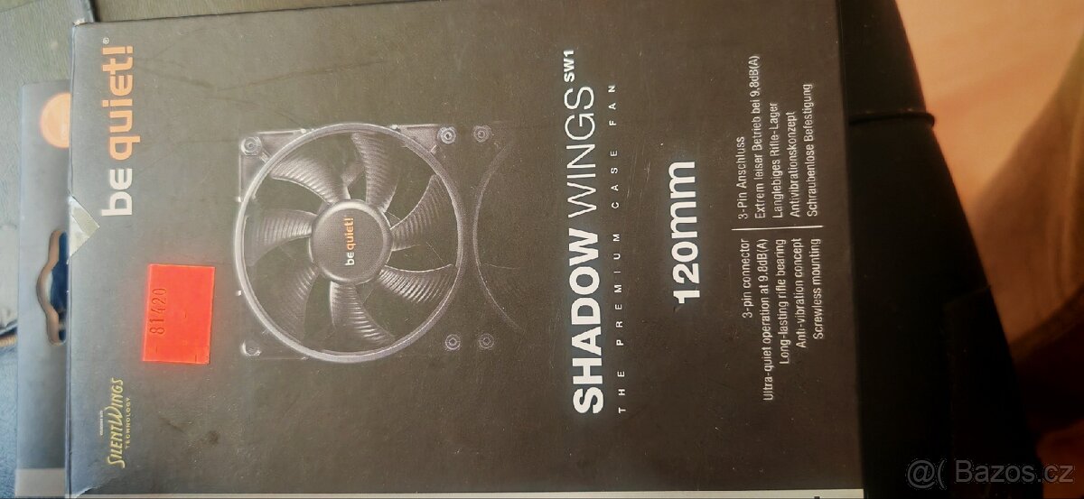 PC ventilator BeQuiet 120mm SW 1 - 2
