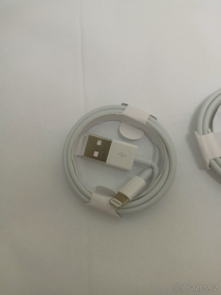 Nabíjecí kabely iphone 2 ks nové záruka doklad - 2
