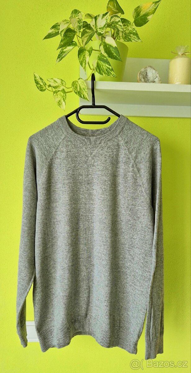 Šedý pánský svetr H&M - 2