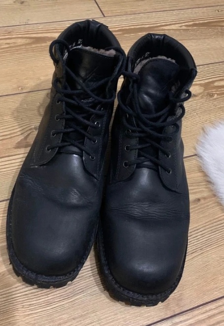 Pánské zimní kožené boty farmářky Vasky vel. 44 - 2