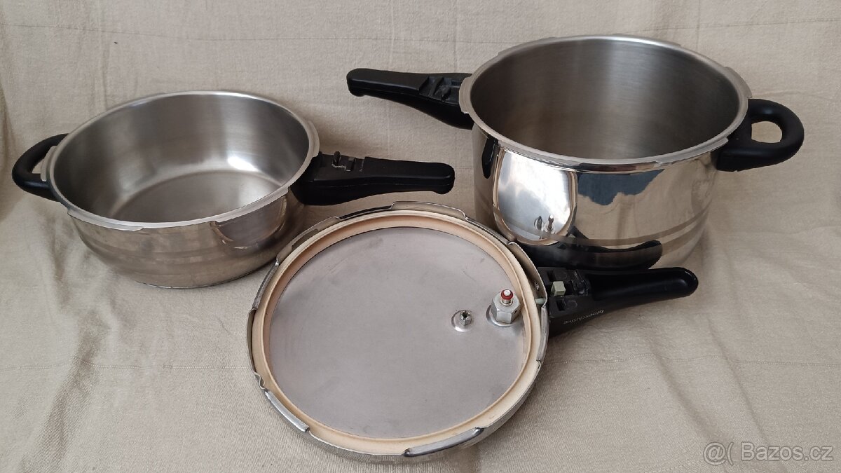 tlakový hrnec Tescoma BioExclusive,3 a 6 litrů + poklice - 2