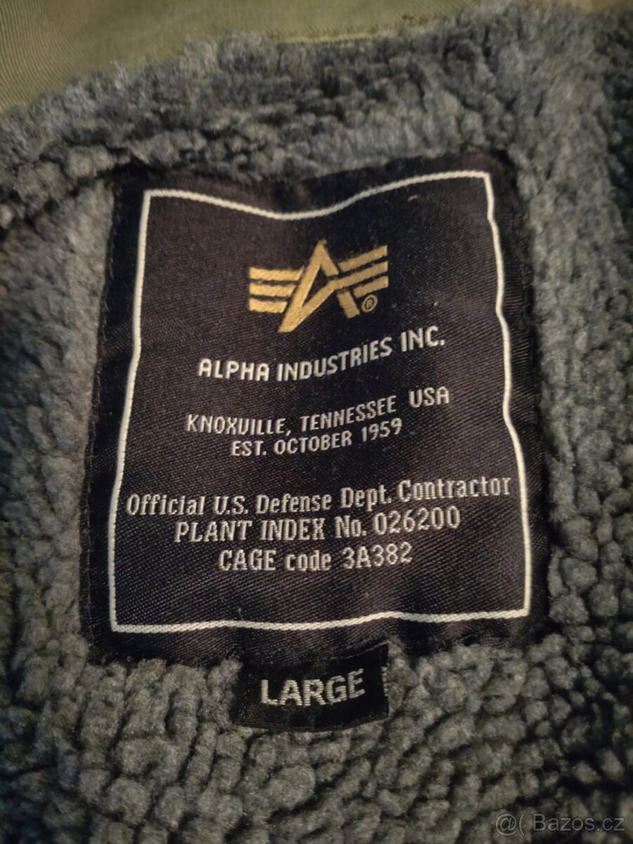 BUNDA PARKA M65 ALPHA INDUSTRIES OLIVE LIMITED L - 2