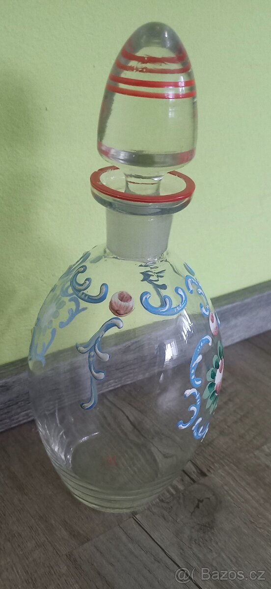 Stará malovaná karafa - 2