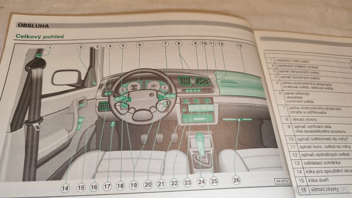 Škoda Felicia - facelift návod k obsluze – manuál uživatele - 2