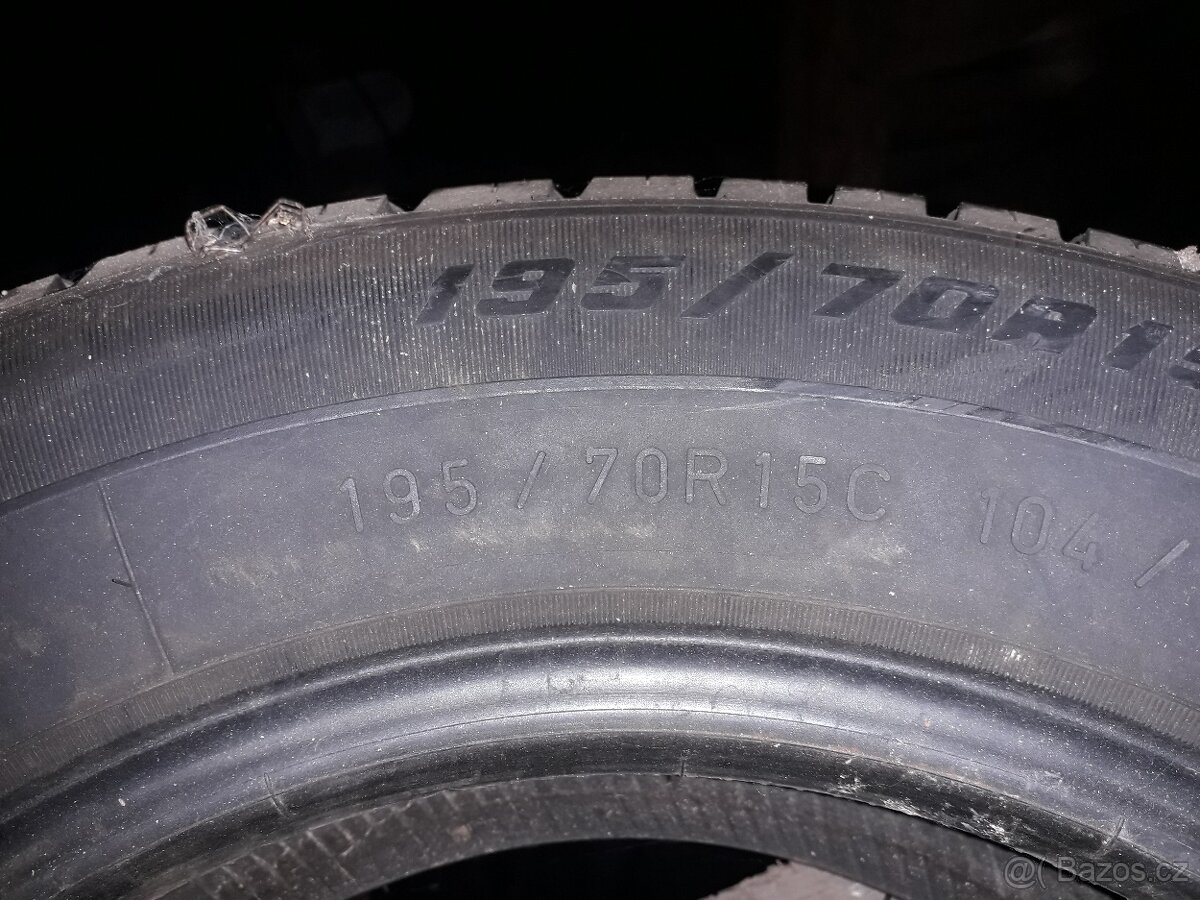 pneu 195/70/15, 185/65/15 a různé - 2