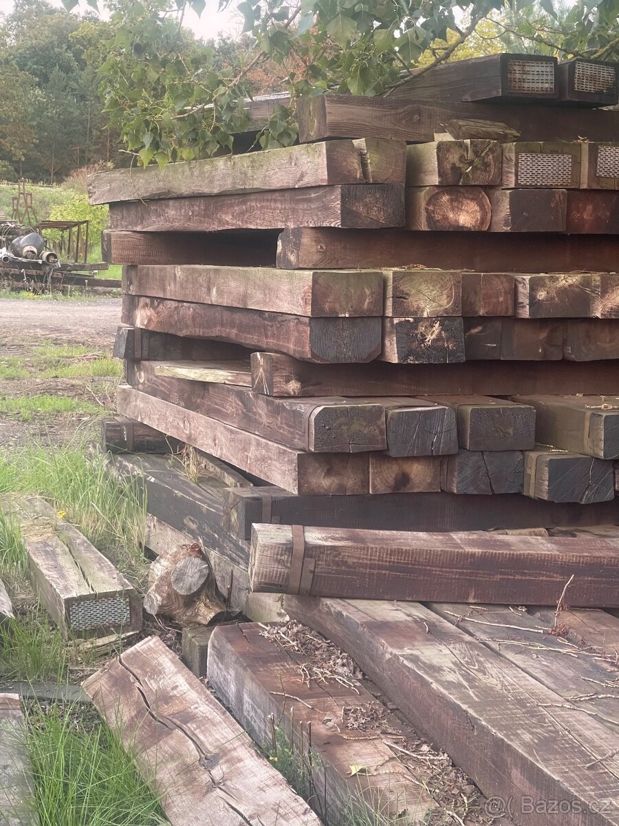 Nové pražce dubové nepoužité - 2